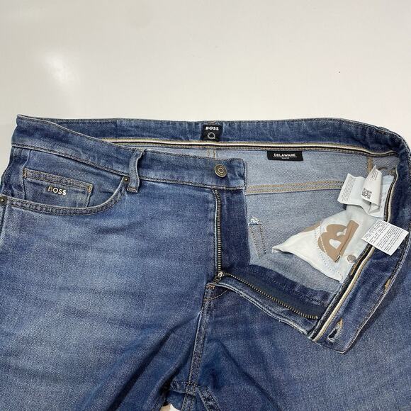 Hugo Boss Men's Jeans Delaware ORGANIC COTTON Tag Sz 34/32 Stretch Sz 38x32 - Picture 9 of 12